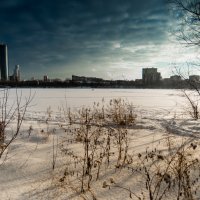 Мой Екатеринбург. Река Исеть зимой :: Андрей Колмаков