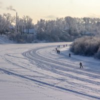 Морозный субботний день на реке Вологда :: Татьяна Копосова
