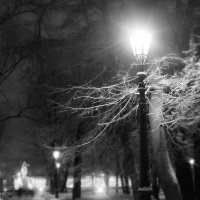 Ночь ..улица ...фонарь... :: Светлана Салахетдинова