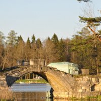 Старый мост в дворцовом парке. :: Галина Бельченко