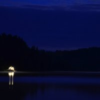 ночное озеро :: Ольга Карпова