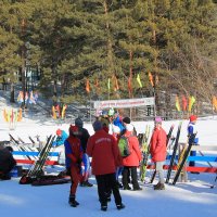 Зимняя олимпиада городов Алтая в Бийске. :: Олег Афанасьевич Сергеев