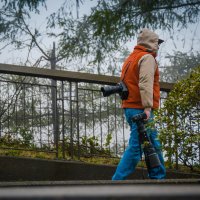 На съёмке у водопада Сноквалми :: Михаил Аверкиев