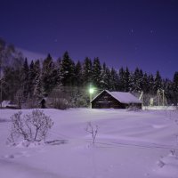 Зимняя ночь :: Борис Устюжанин