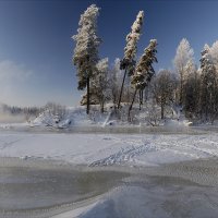 Frosty winter panorama. :: Павел 