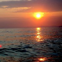 Закат над морем. :: Ольга Бузунова