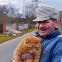 Сосед  и  его  кот! :: Валера39 Василевский.