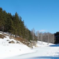 На Исети.Весна :: Александр Подгорный