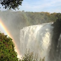 На водопаде Виктория. :: Николай Карандашев