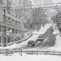 Последний снегопад зимы :: Владимир Клещёв