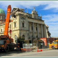 Собор Святого Причастия в Крайстчёрче после землетрясения :: Евгений Печенин