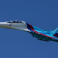 Соло-пилотаж на СУ-27. :: Александр Макаров