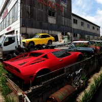 Graveyard of cars :: Tazawa 
