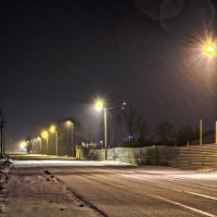 Снег на " Крюйса " :: Константин Бобинский