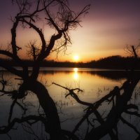 Закат над озером :: Slava Leluga 