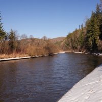 Река Мана в апреле :: Дамир Белоколенко