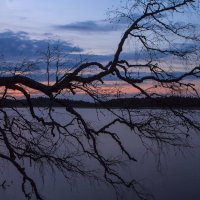 Закат в Карелии :: Юрий Захаров