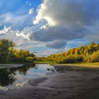 Осенний вечер у протоки Оби. :: Vadim Piottukh 