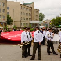 вынос знамени в г.Зеленокумске :: Наталия Сарана