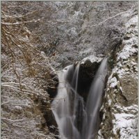 Зимний Агурский водопад. :: Андрей Янтарёв