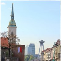 Братислава - столица Словацкой республики - Cобор Святого Мартина (на заднем фоне Новый мост)... :: Dana Spissiak
