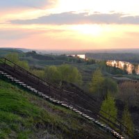 Окские  просторы . На родине С.Есенина,  село Константиново. :: Алексей Яковлев