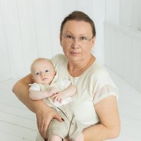 Любимый внук и бабушка :: Первая Детская Фотостудия "Арбат"