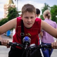 Юный велогонщик. :: Валерий Гудков