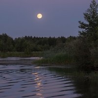 Moon and waves. :: Андрий Майковский