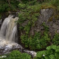Водопад Халламеолла, Швеция :: Priv Arter
