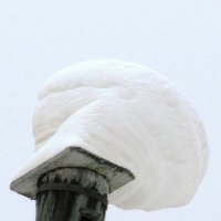 Снежная шапка для скворечника :: Светлана Ковалева