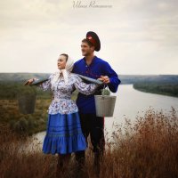 Аксинья и Григорий , из серии "Тихий Дон" :: Вилена Романова