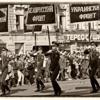 Шествие ветеранов ВОВ в Санкт-Петербурге :: Сергей Sahoganin