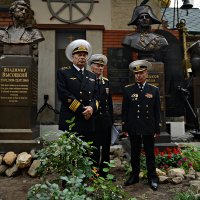 Открытие памятной доски Александру Маринеско в часовне Ф.Ф.Конюхова. :: Татьяна Полянская