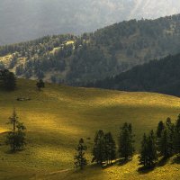 И луч дневной, горит в горах на рёбрах туч 5 :: Сергей Жуков