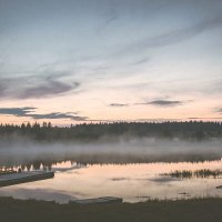 Туманное озеро :: Сергей Смирнов