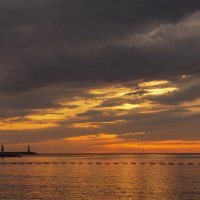 Закат над Адриатическим морем.Черногория. :: Татьяна Калинкина