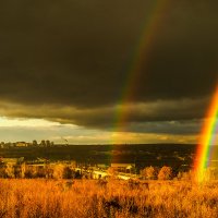 Радуга в октябре :: Виктор 