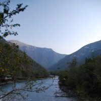 Рассвет в горах Абхазии :: Нелли *