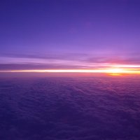 Закат на высоте 10 000 метров. :: Игорь Кирпатовский