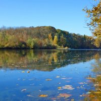 "Закружилась листва золотая В розоватой воде ..." :: Galina Dzubina