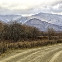 Промозглая погода. Первый снег на сопках :: Сергей Калиновский