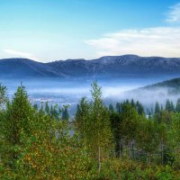 Утренний туман над городом :: Милешкин Владимир Алексеевич 