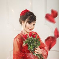 Красная роза :: Мария Дергунова