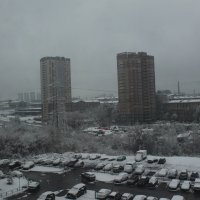 Новосибирск. Первый снег. :: Олег Афанасьевич Сергеев