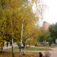 Золотой осенью в городе :: Елена Семигина