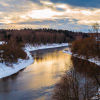 река Руза на закате :: Андрей Куприянов