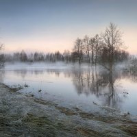 Разлив реки в весеннем сне.. :: Александр Бархатов