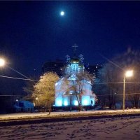 Лунное утро :: Александр Алексеев