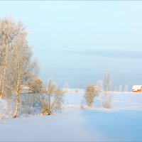 Картинка зимняя, деревенская... :: Александр Никитинский